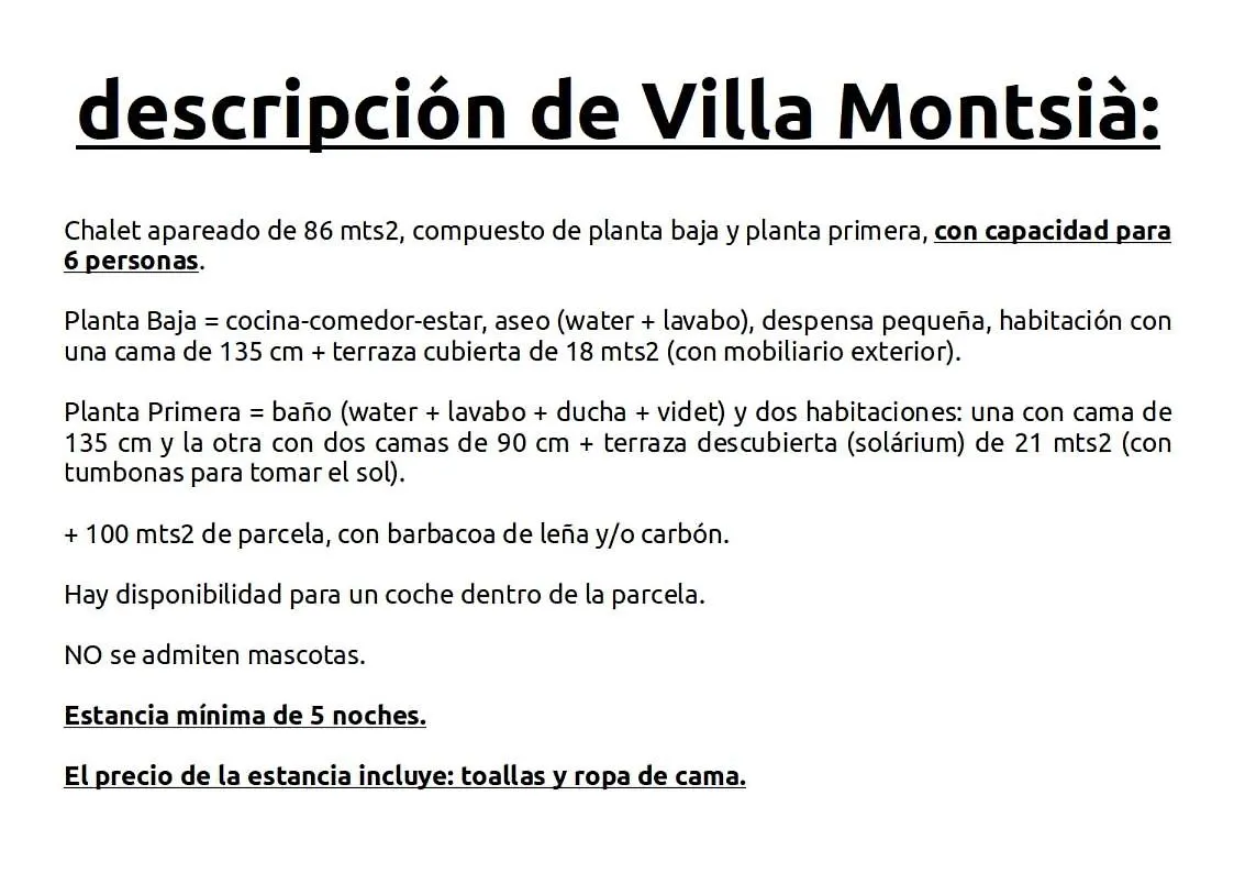 Villa Montsia Sant Carles De La Rapita Spain